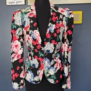 Floral blazer